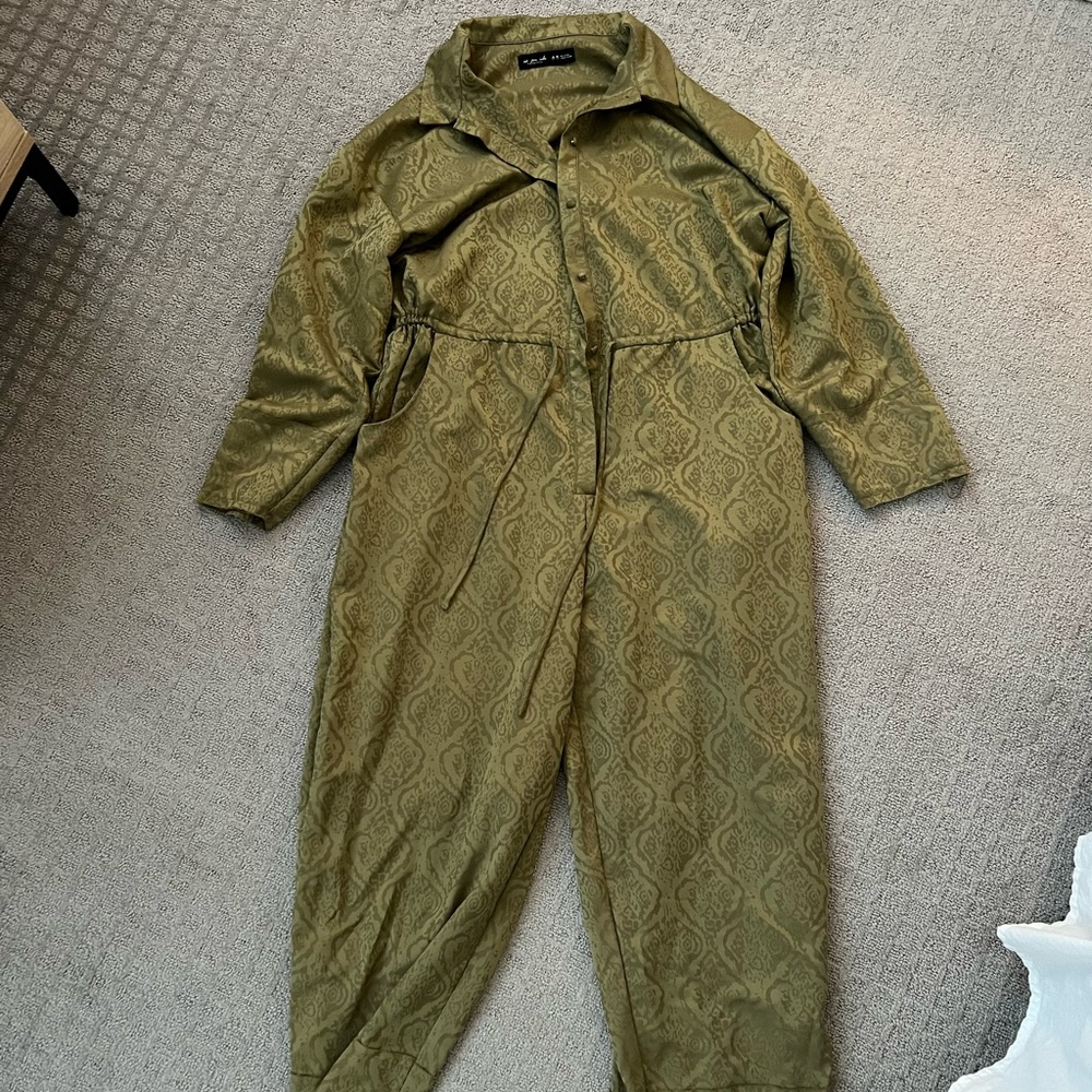 urban outfitters out from under green jumpsuit